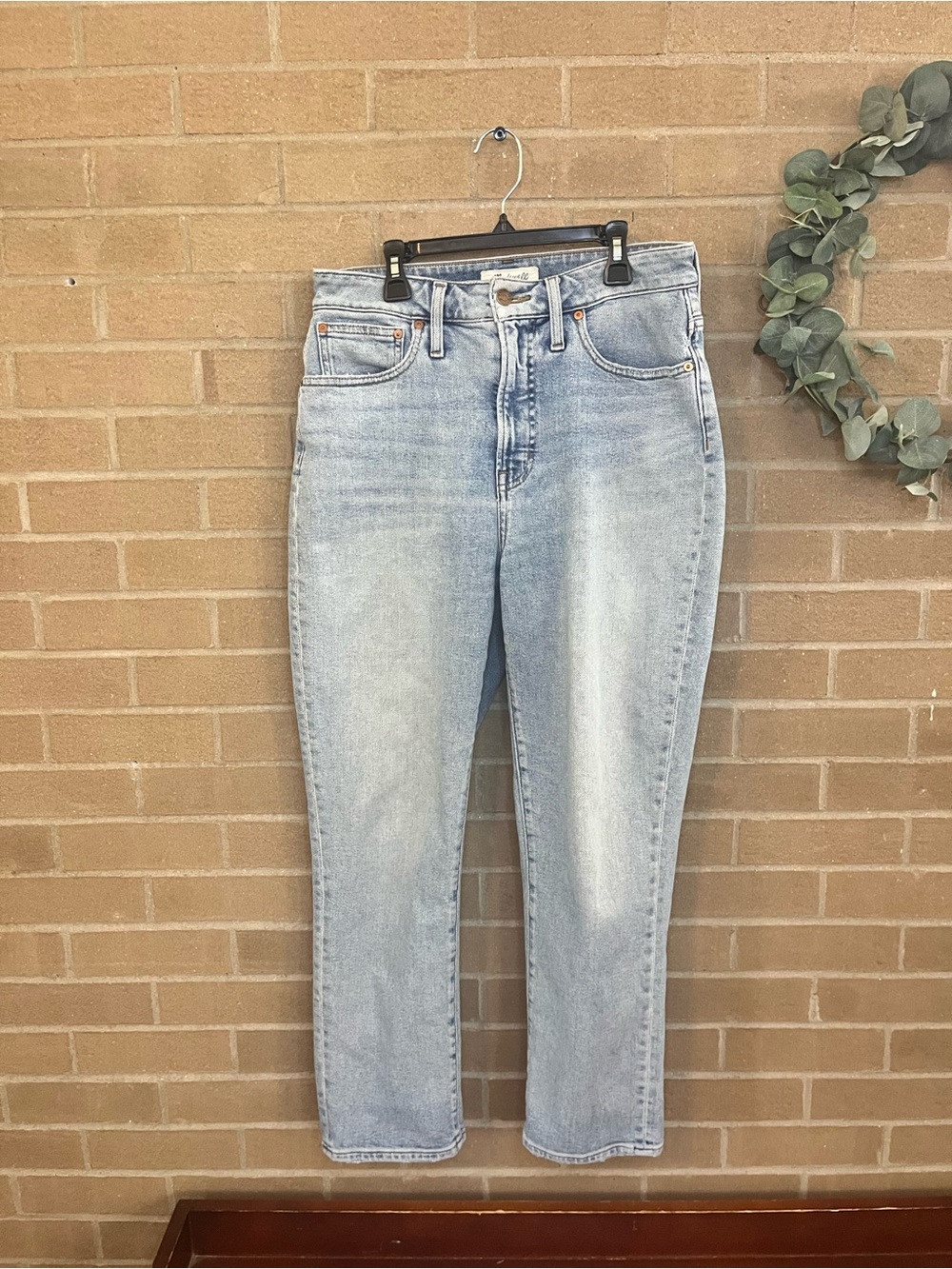 Madewell Light Blue Straight Leg Jeans
